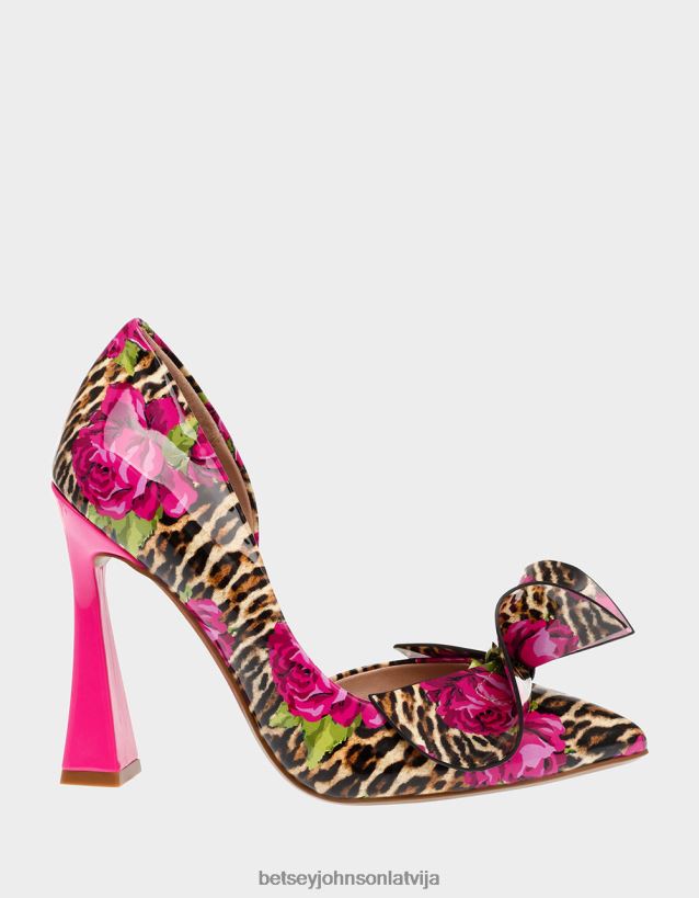 cēls-p leoparda multi Betsey Johnson H0660L87 sievietes kurpes