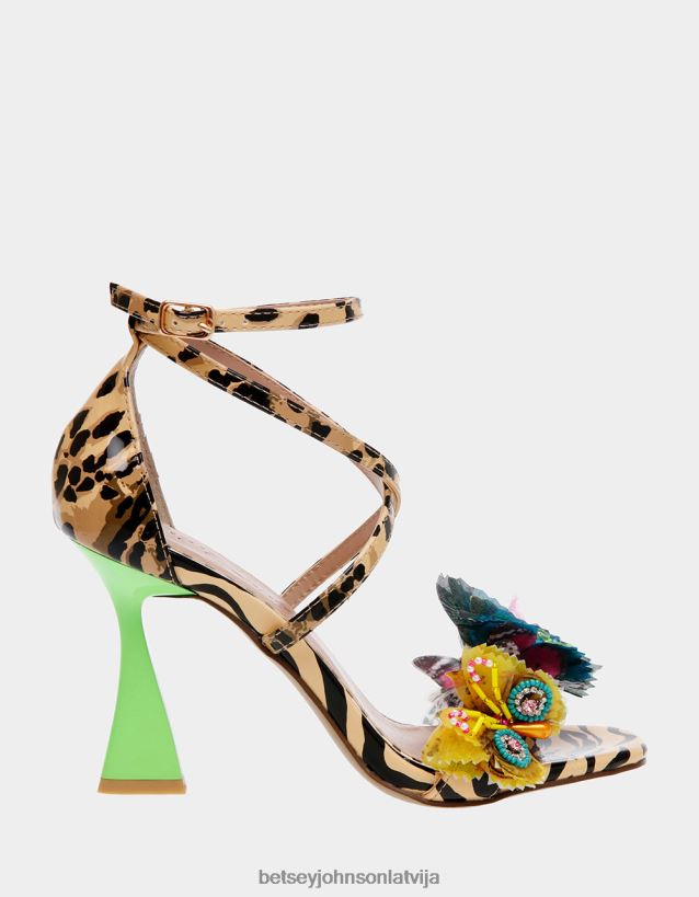 everlee leoparda multi Betsey Johnson H0660L76 sievietes kurpes - Noklikšķiniet uz Attēls, lai aizvērtu