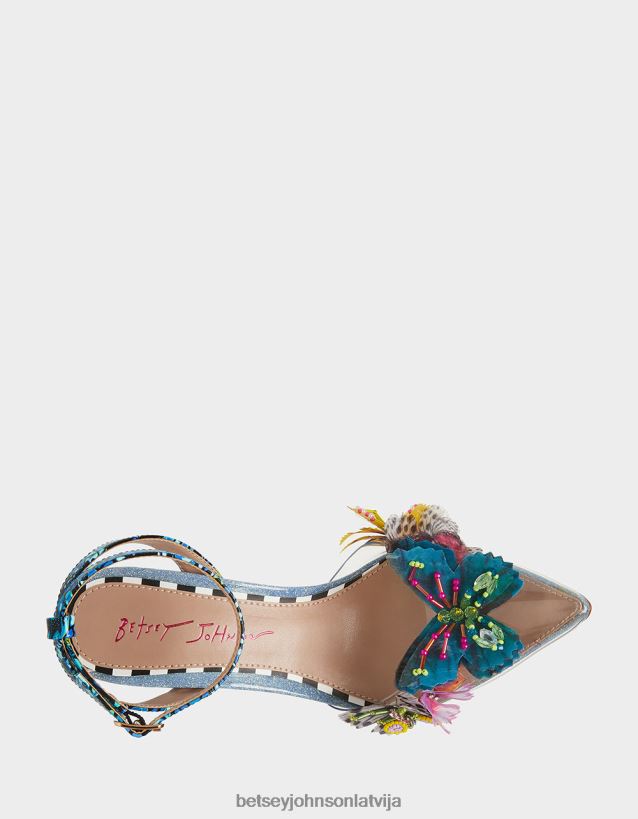 nadja zils multi Betsey Johnson H0660L42 sievietes kurpes