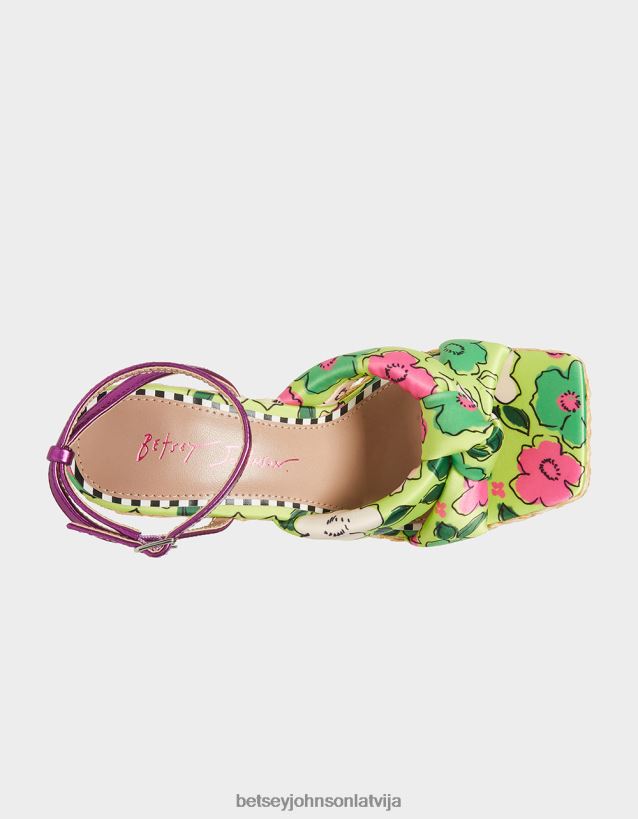 pansija dzeltens multi Betsey Johnson H0660L153 sievietes kurpes