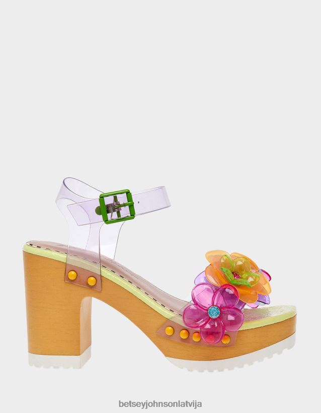 floryn violets Betsey Johnson H0660L33 sievietes kurpes - Noklikšķiniet uz Attēls, lai aizvērtu