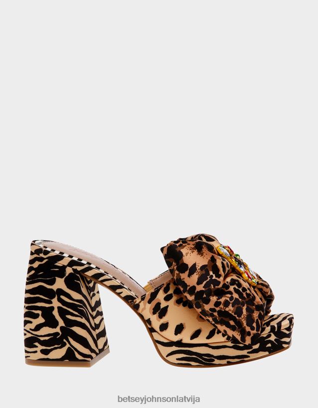 posija leoparda multi Betsey Johnson H0660L5 sievietes kurpes - Noklikšķiniet uz Attēls, lai aizvērtu