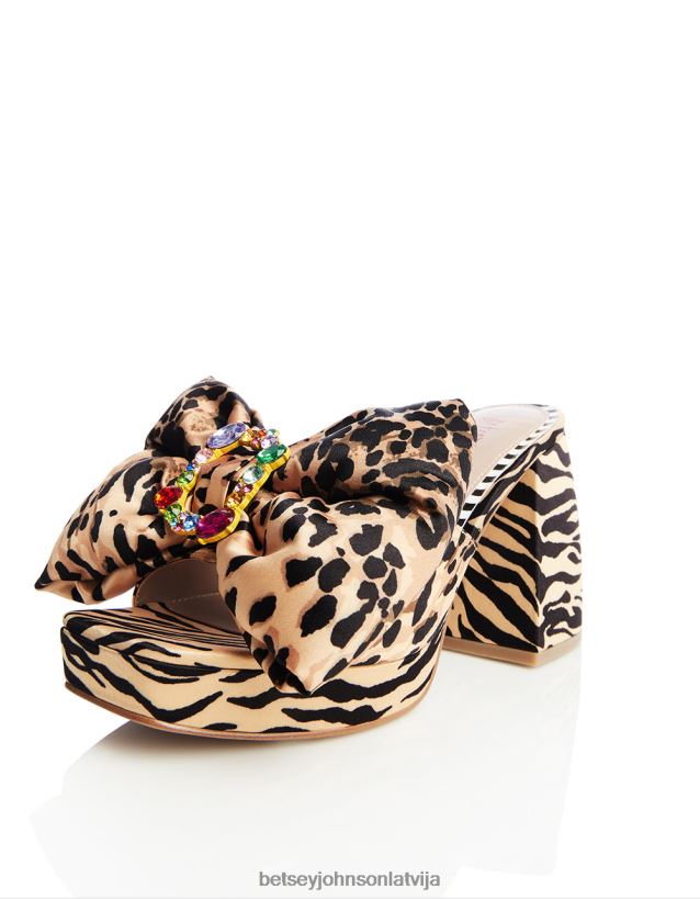 posija leoparda multi Betsey Johnson H0660L5 sievietes kurpes