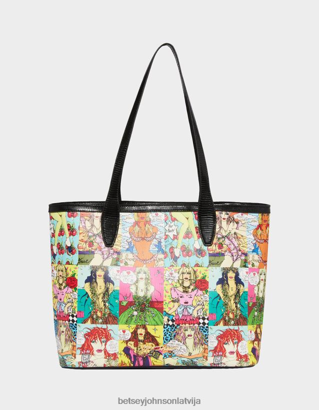 grommet tote multi Betsey Johnson H0660L255 sievietes Piederumi