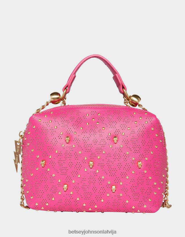 statuss galvaskauss crossbody rozā Betsey Johnson H0660L240 sievietes Piederumi