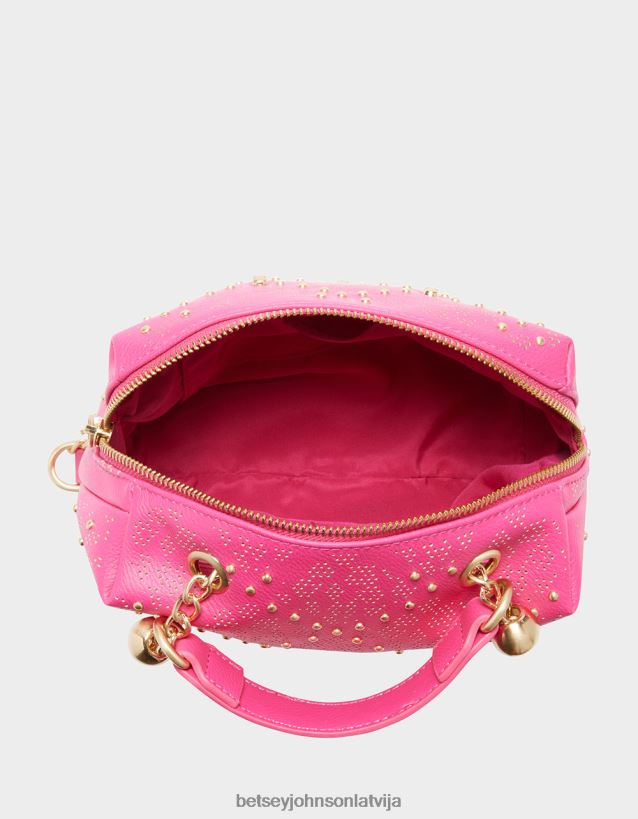 statuss galvaskauss crossbody rozā Betsey Johnson H0660L240 sievietes Piederumi