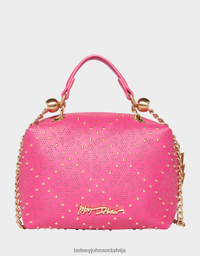 statuss galvaskauss crossbody rozā Betsey Johnson H0660L240 sievietes Piederumi